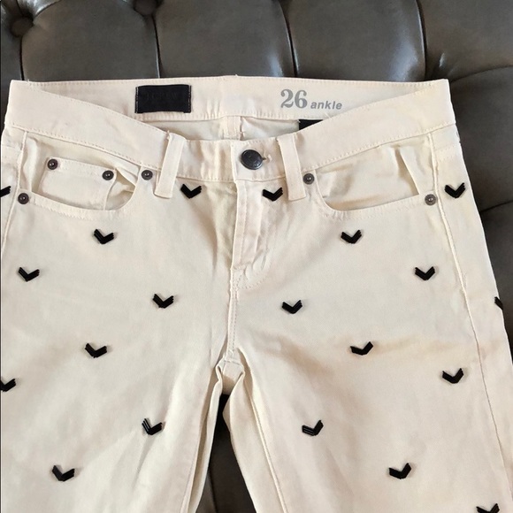 J.Crew Collection Chevron Beaded Jeans - Picture 2 of 5